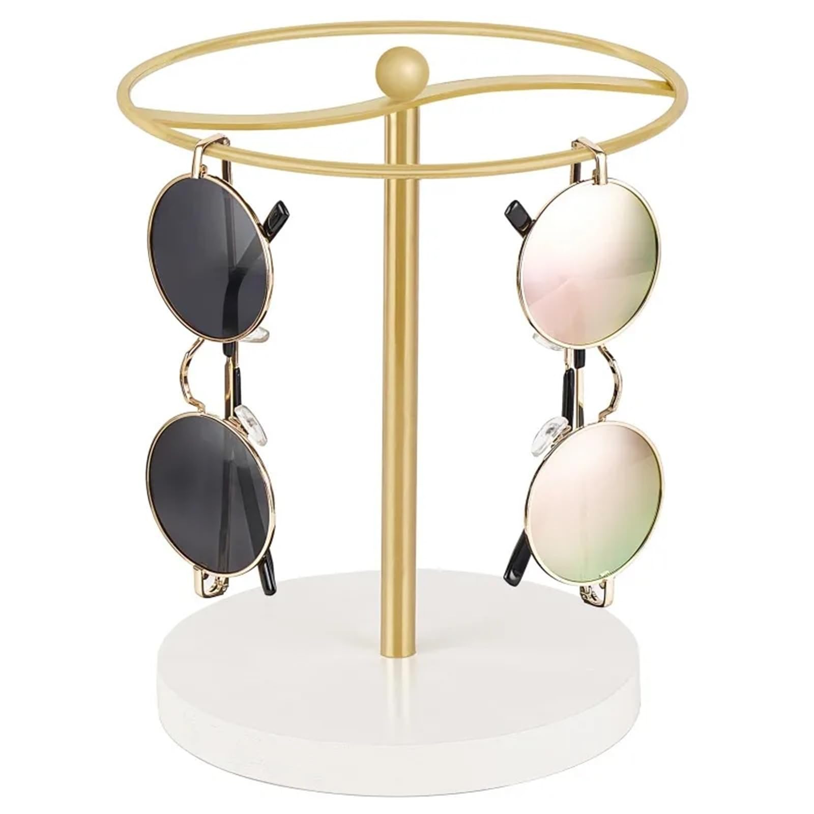 Organisateur de lunettes soleil en métal pour ranger 12 paires sans les rayer