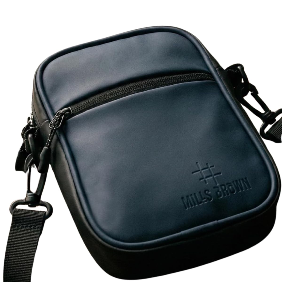 Shoulder Side Sling Bag for Men n Women, Durable Polyester with 2 Smart Compartments Travel Pouch Cash Cosmetic Toiletry Organizer-image-30