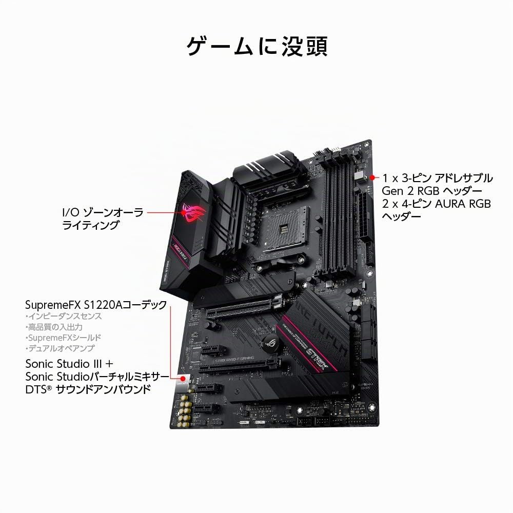 ASUS ROG Strix B550-F Gaming scheda madre socket (PC) AMD AM4 (dettagli) ATX scheda madre Chipsa