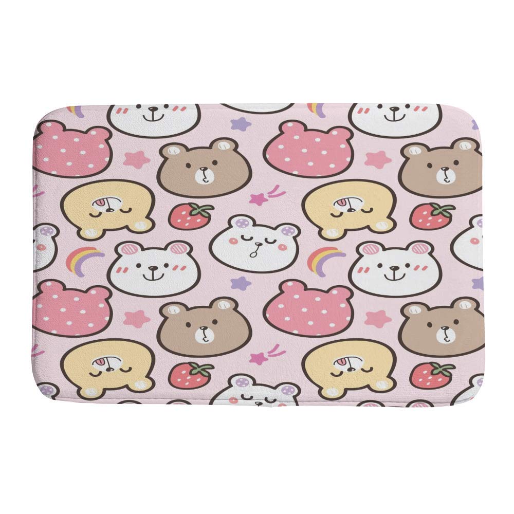 Tapis de bain antidérapant épais et lavable grand format