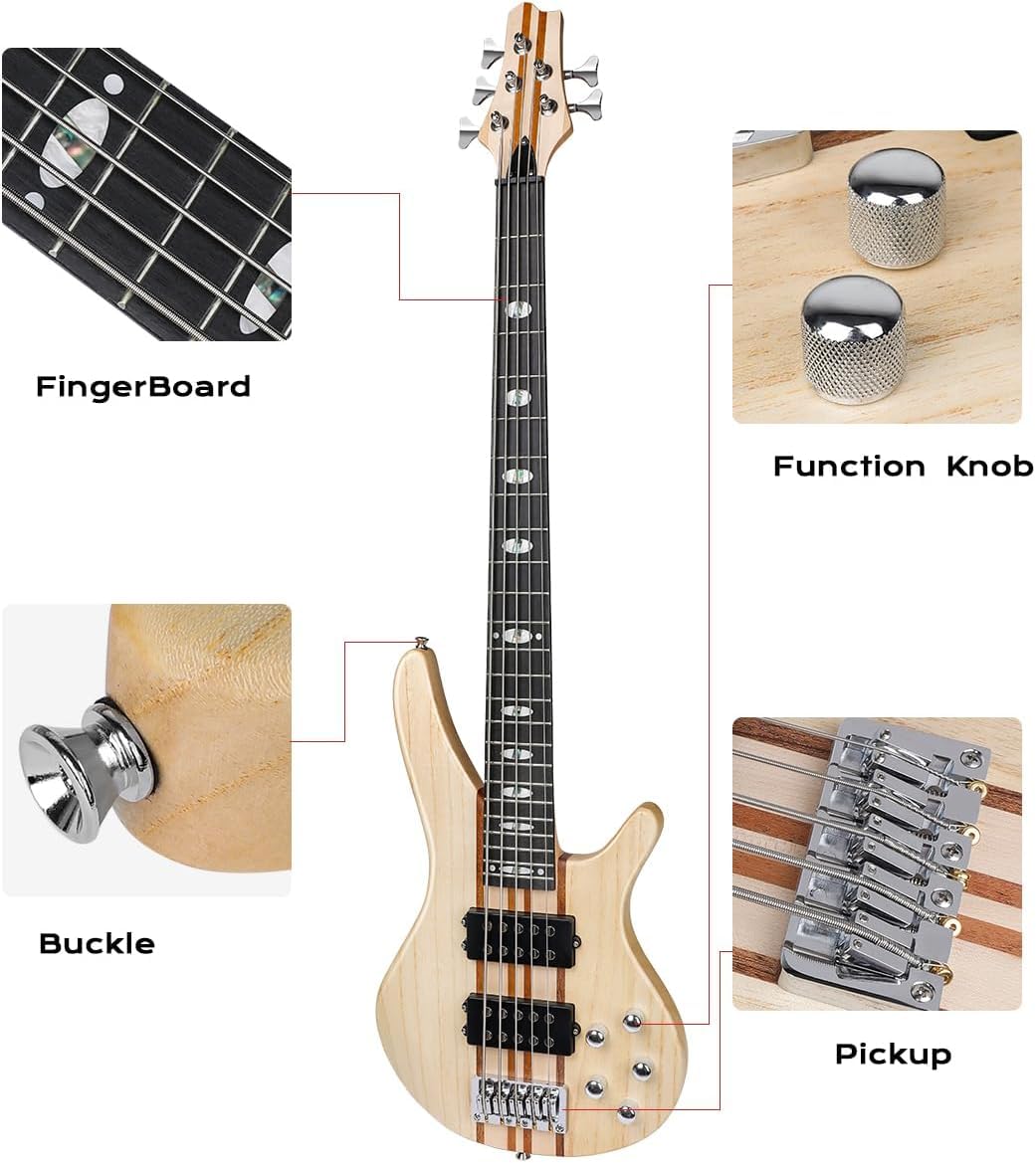 Electric Bass Full Size P Bass Starter Kit Black DB-4S NA