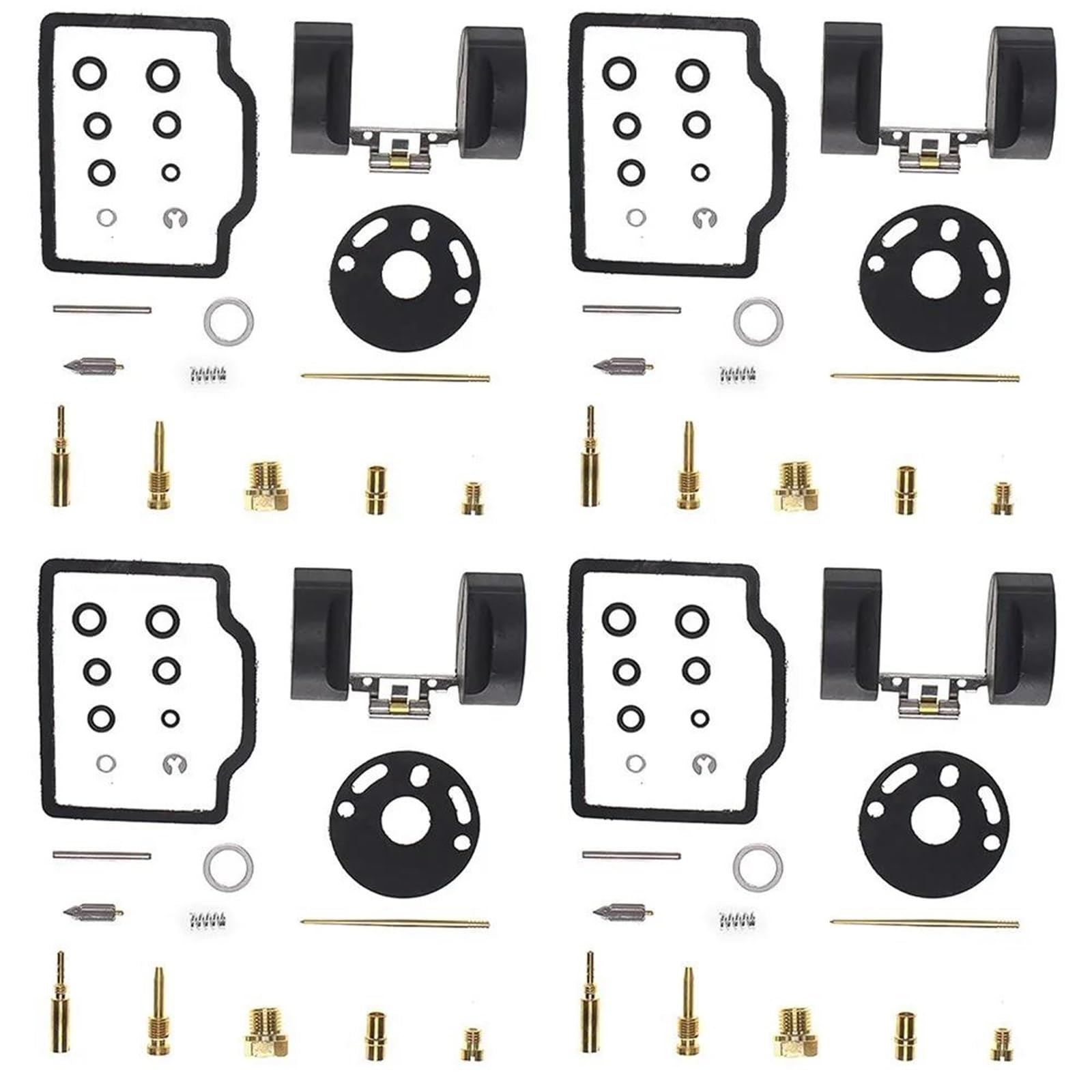 Kit Reparación Carburador Motocicleta Para Honda CB750K CB750 Cuatro K2-K6 Regiones | Juego reparación carburador 4 juegos Juego reconstrucción carburador junta flotante 1972-1976
