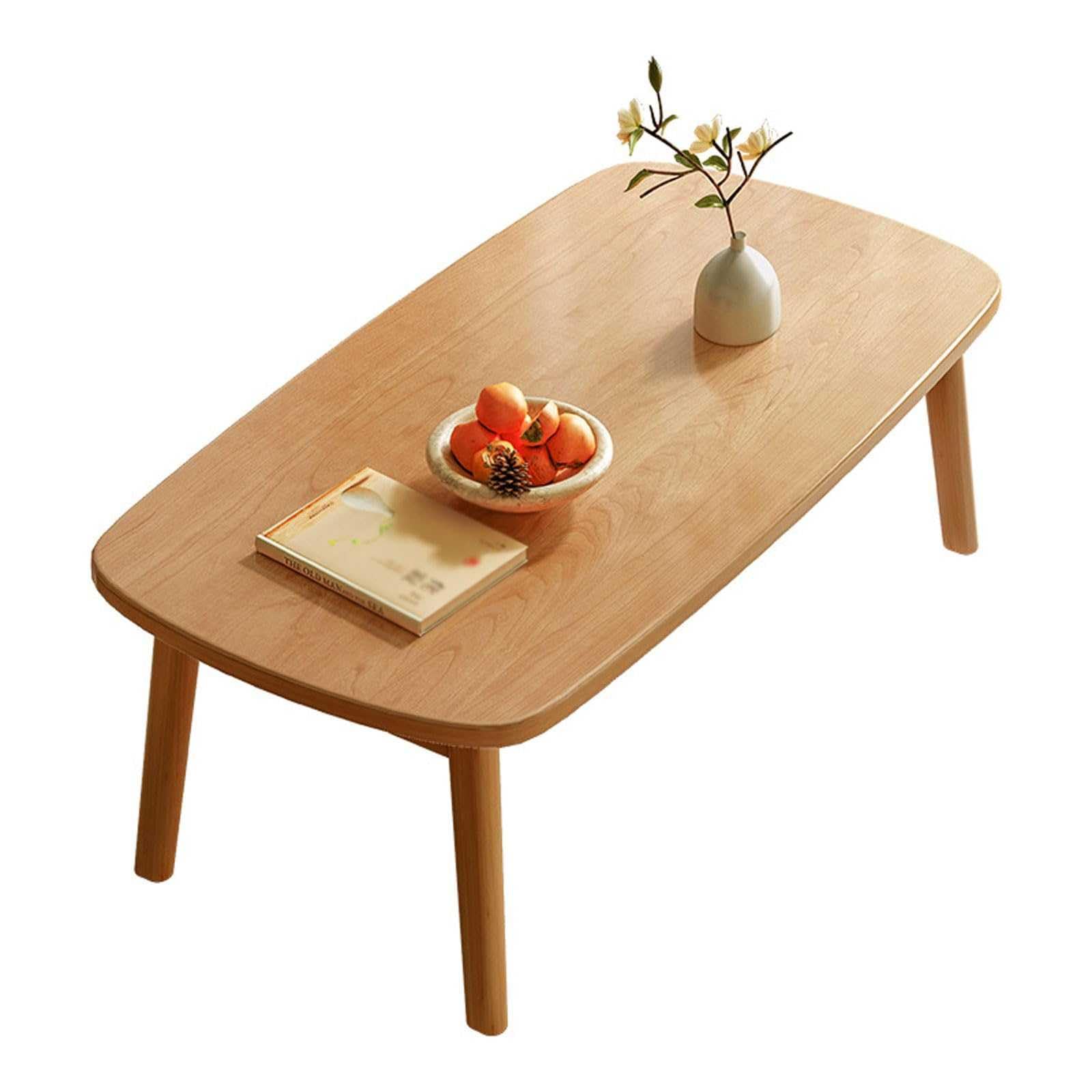 Table basse pliante portable en bois pour les petits espaces de vie