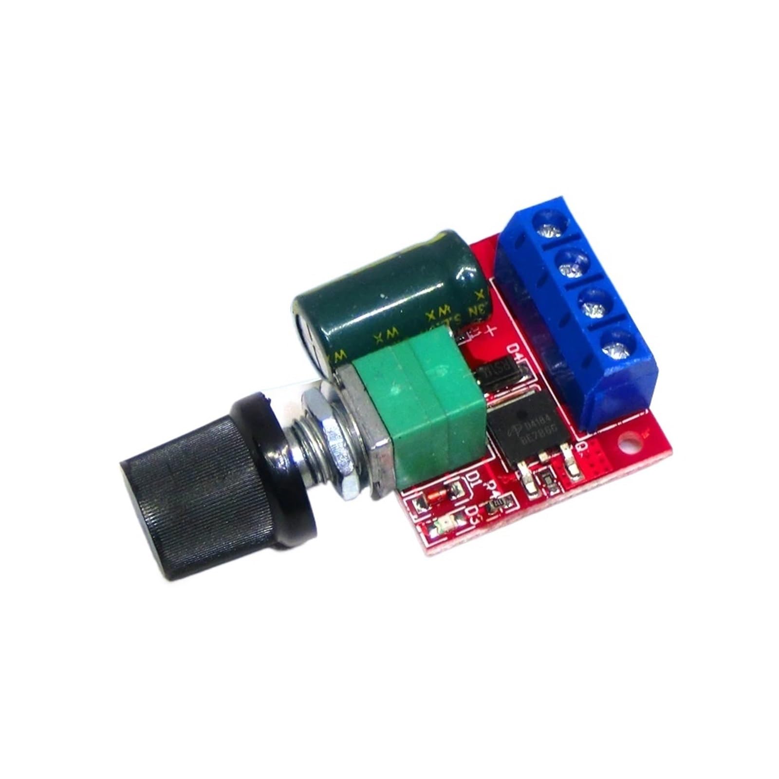 Módulo Controlador de Velocidad de Motor Mini 5A 90W PWM 12V CC, regulador de Velocidad Ajustable de 4,5 V a 35 V CC, Interruptor de 24 V