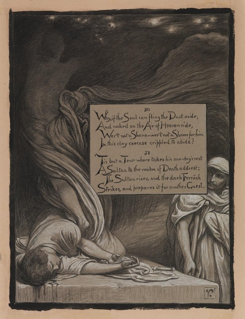 Samobójstwo (1883-1884) plakat wydruk autorstwa Elihu Vedder (24 x 36)