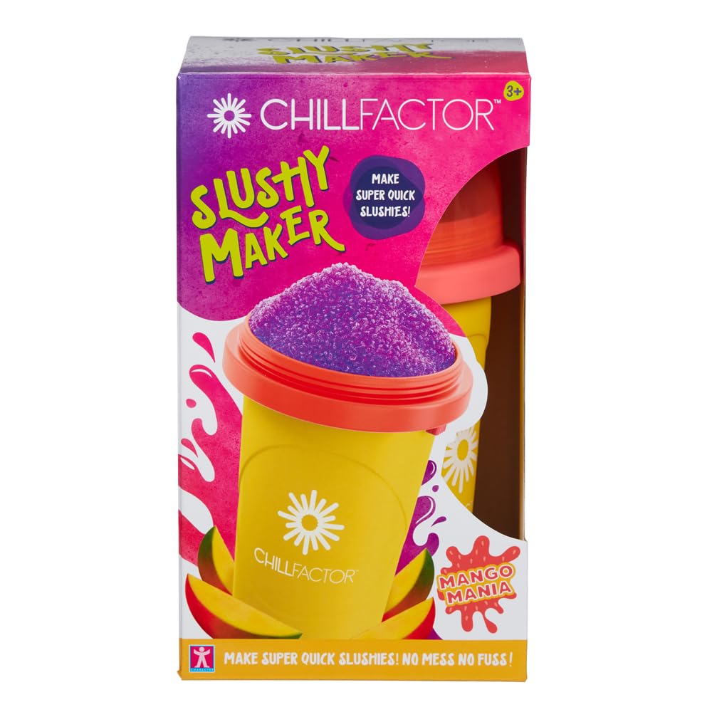 Chillfactor CO07950 Frutta della Passione: Macchina di Granizzazione con Bicchiere Riutilizzabile e Cannuccia Inclusa, Bandai