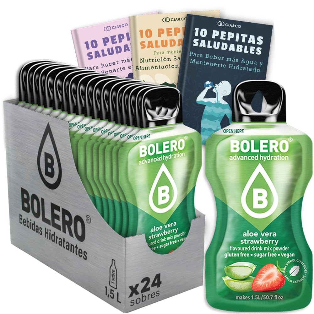 24 x Bebida Bolero COLA Hidratante Sin Azucar (24x9 grs) + 30 Pepitas Saludables para una vida más sana by Cia&Co — view 108