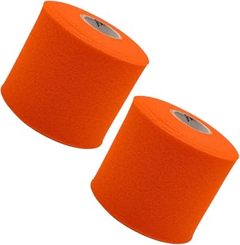 Shield Athletic Underwrap | 2 Roll Pack of PreWrap, Hair Tie, Headband, USA Made, Pre-Wrap Athletic Tape, 2.75" X 30 SYards, Foam Barrier, Flexible, Breathable