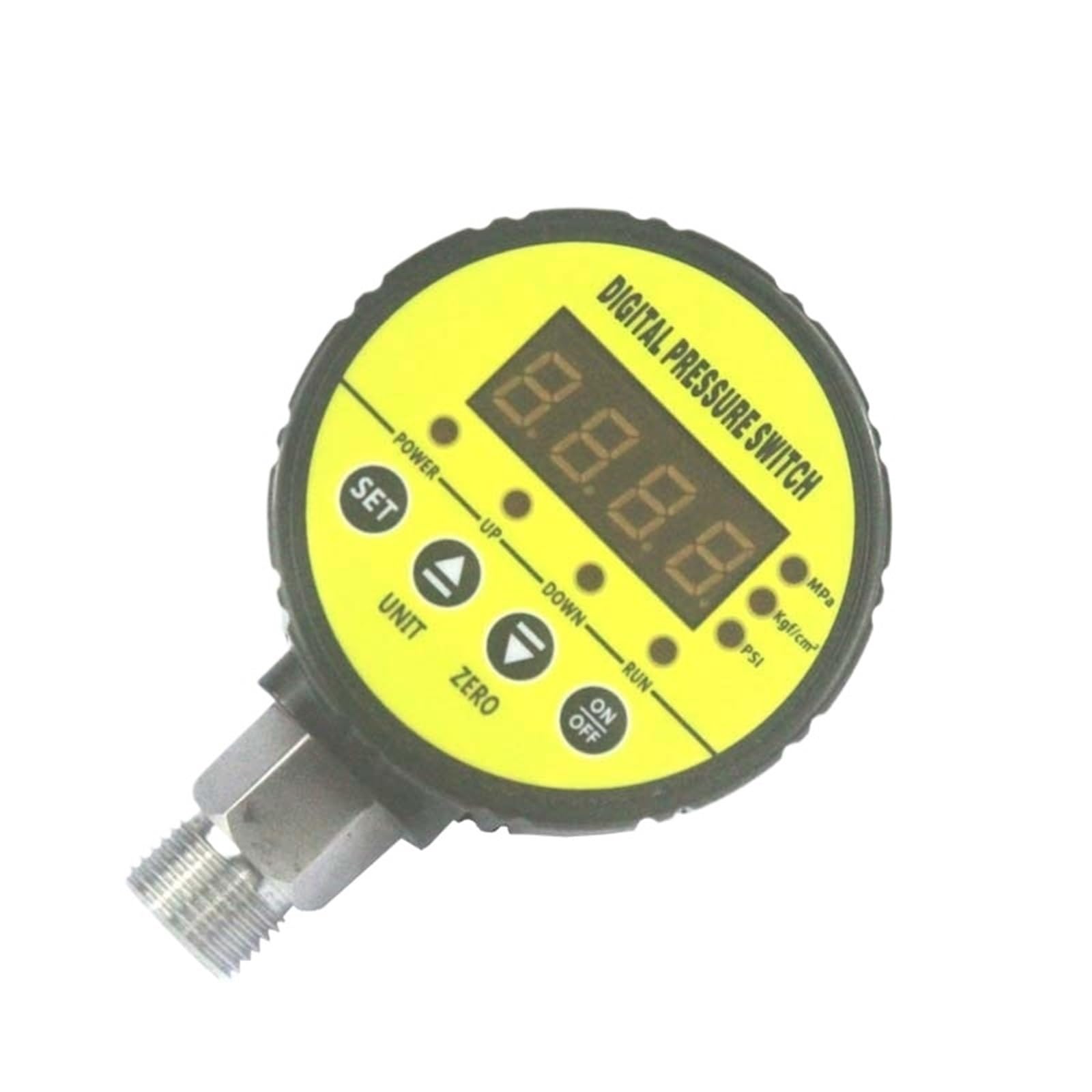 S910 cyfrowy regulator ciśnienia 80 mm, automatyczny elektroniczny przełącznik ciśnieniomierza, manometr wody lub powietrza (0-1,6 MPa)