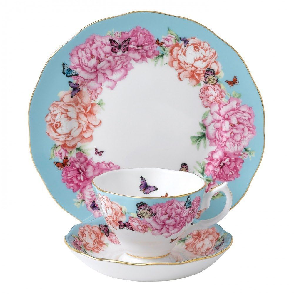 Miranda Kerr For Royal Albert For 2014 ? 3 Piece Set (Teacup, Saucer and Plate) Devotion - Beautifully Boxed