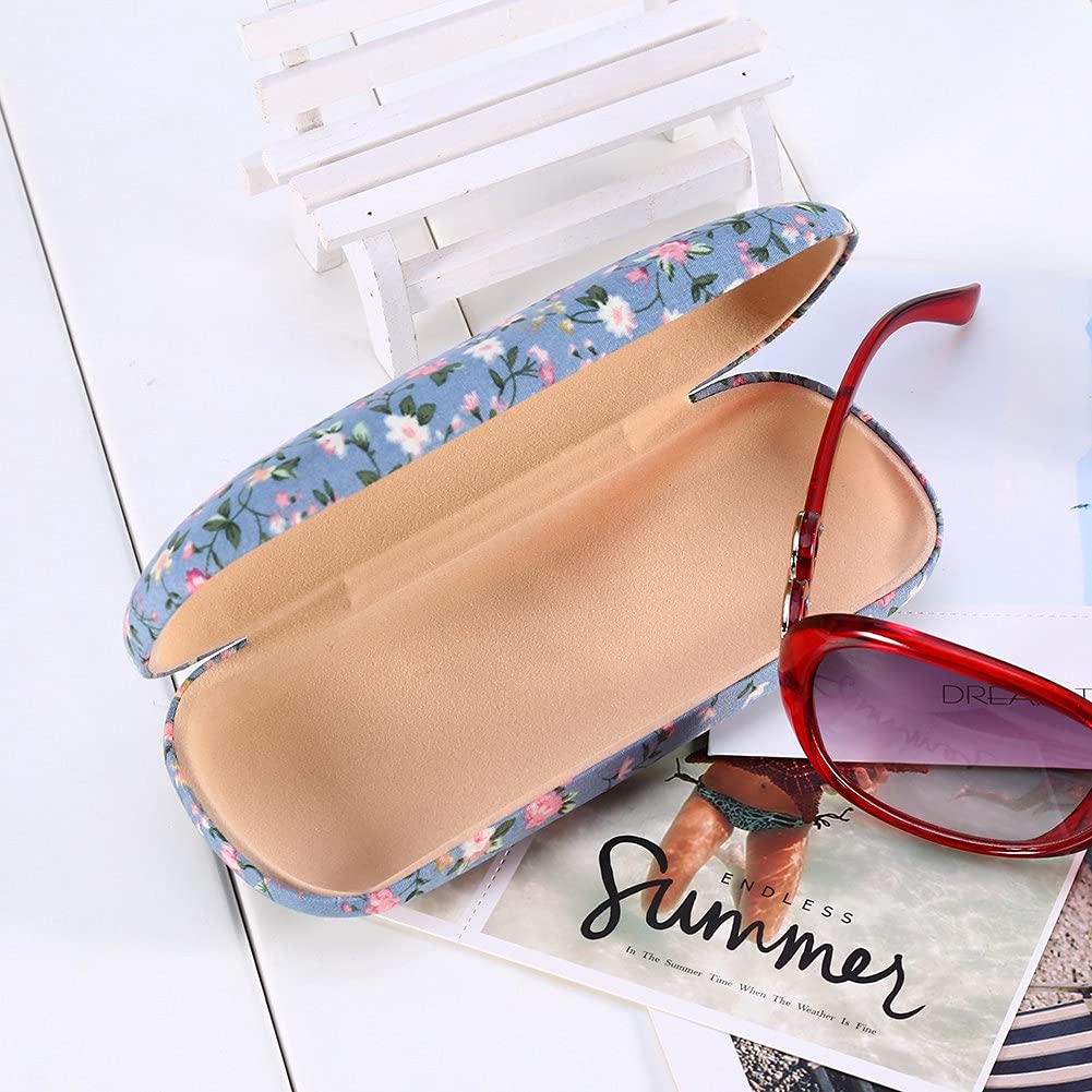 Sunglass Case With Floral Print XL Soft Sunglasses Case in Floral Microsoft print - Glasses  main image 4