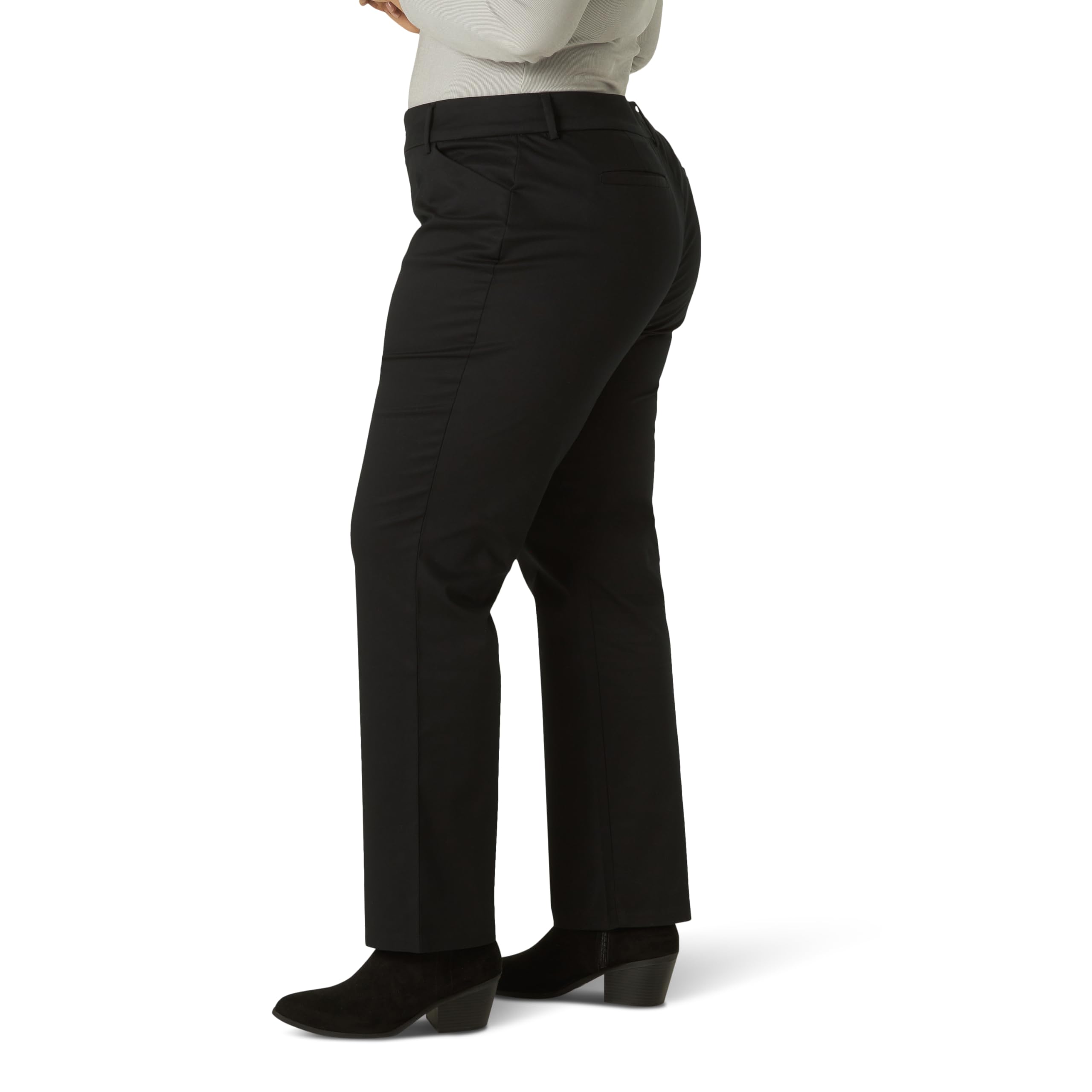 Lee Wrinkle Free Relaxed Fit Straight Leg Pant - Spodnie Kobiety