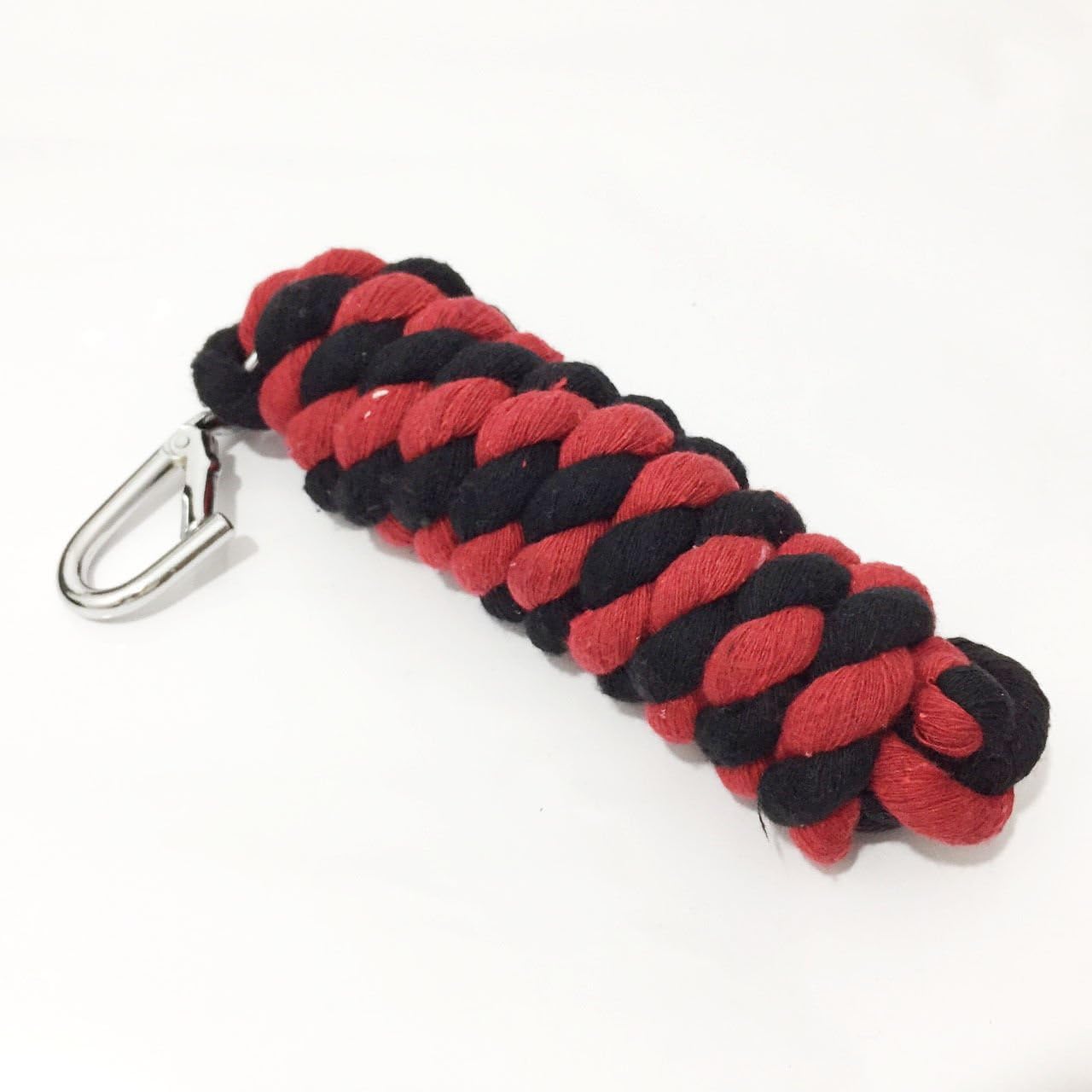 Northern Equestrian Quality Lead Rope 2 Metre Length in Attractive Two Tone Colors for Horse/Pony (Red/Black)