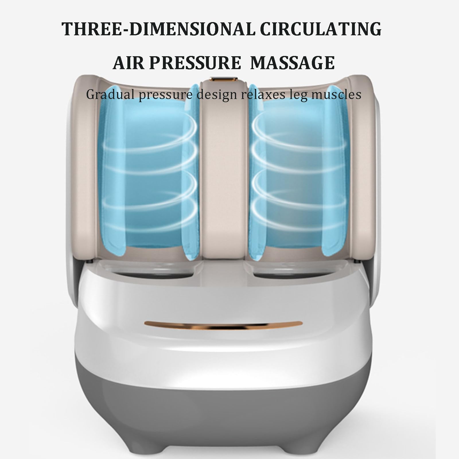 Masseur de pieds et mollets avec chaleur, vibration, shiatsu, pétrissage et pression d'air pour soulager la douleur et la circulation, 6 techniques de massage, 6 niveaux d'intensité