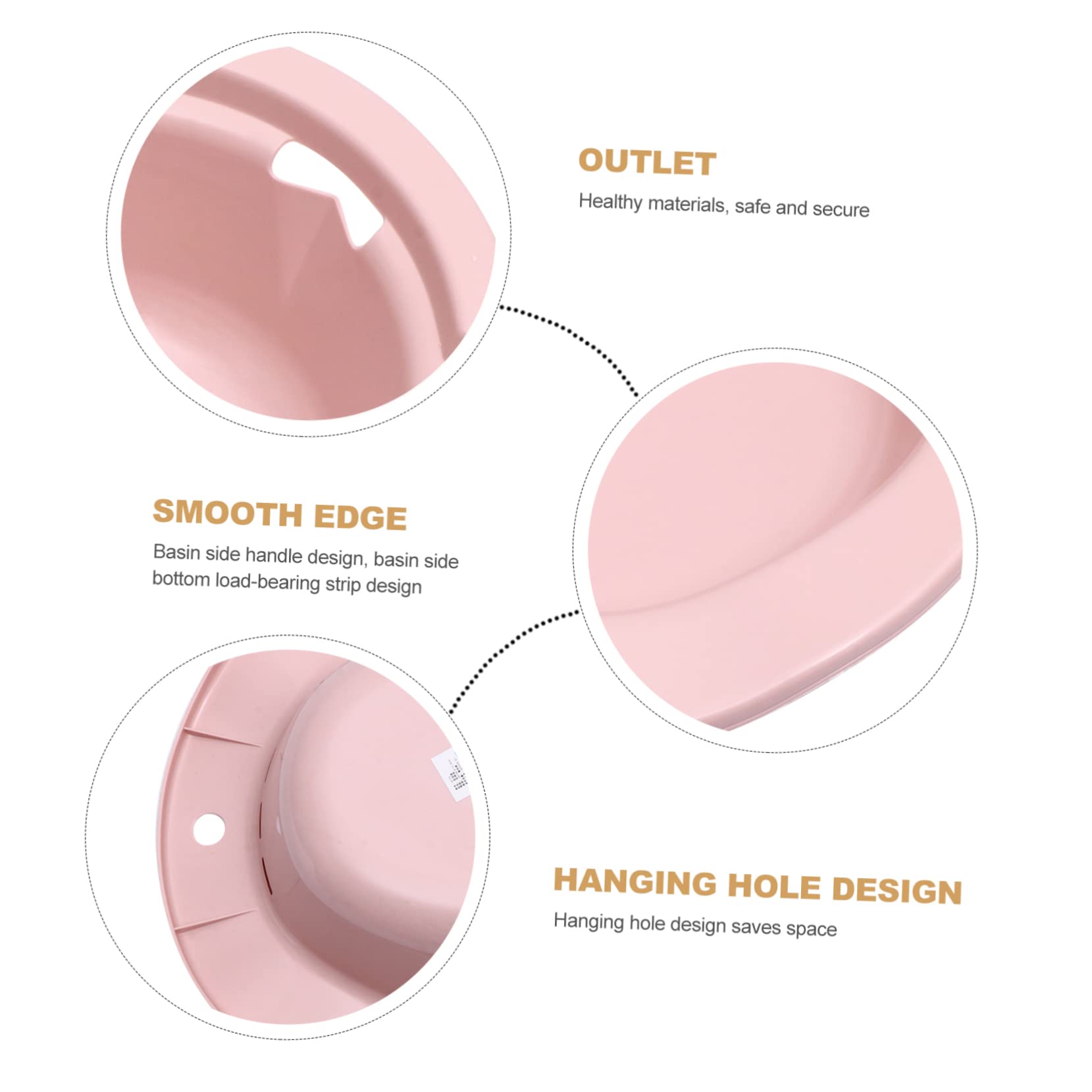 FRCOLOR 1pc Pregnant Women Bidet Sitz Bath Postpartum Care Basin Toilet Soaking Bidet for Wide Toilet Seat Easy Wall Mounting