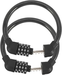 LAPYAPPE 2pcs Outdoor Cycle Lock Sturdy Motorcycle Lock Convenient Motorcycle Lock Outdoor Accessories Outdoor Combination Lock Combination Lock Outdoor Bike Accessory Portable Cycle Lock