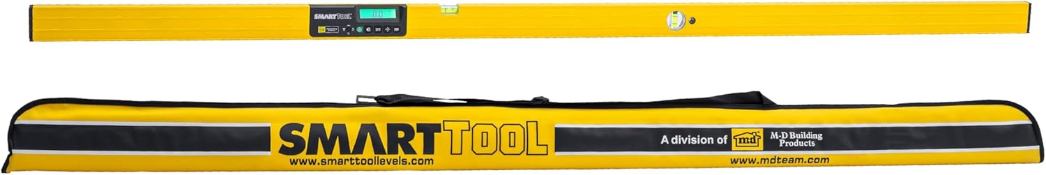 M-D Building Products 92683 72-1/3 in. Gen3 SMARTTOOL® Digital Level with Carry Case 72 Inch W/ Case