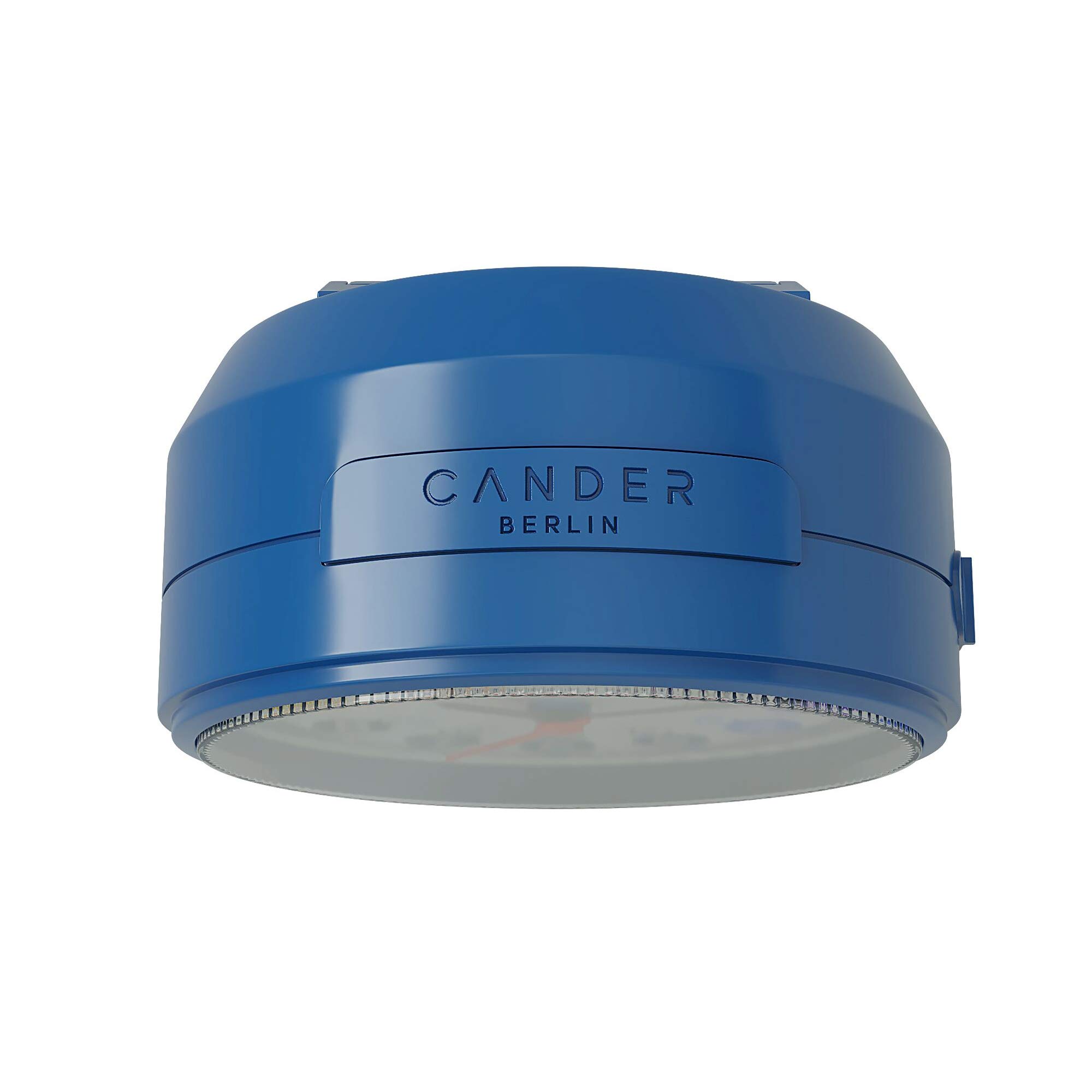 Cander Berlin MNU 1030 J Kinderwanduhr und MNU 1009 J Kinderwecker lautlos blau Lernuhr Wecker Kinder Licht Snooze geräuschlos leise ohne Tickgeräusche analog Wanduhr Kinderzimmer Jungen Mädchen