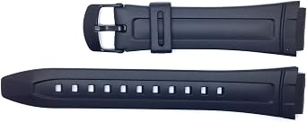 Casio Watch Strap Resin Band Black AW-80 AW-82 Black Strap