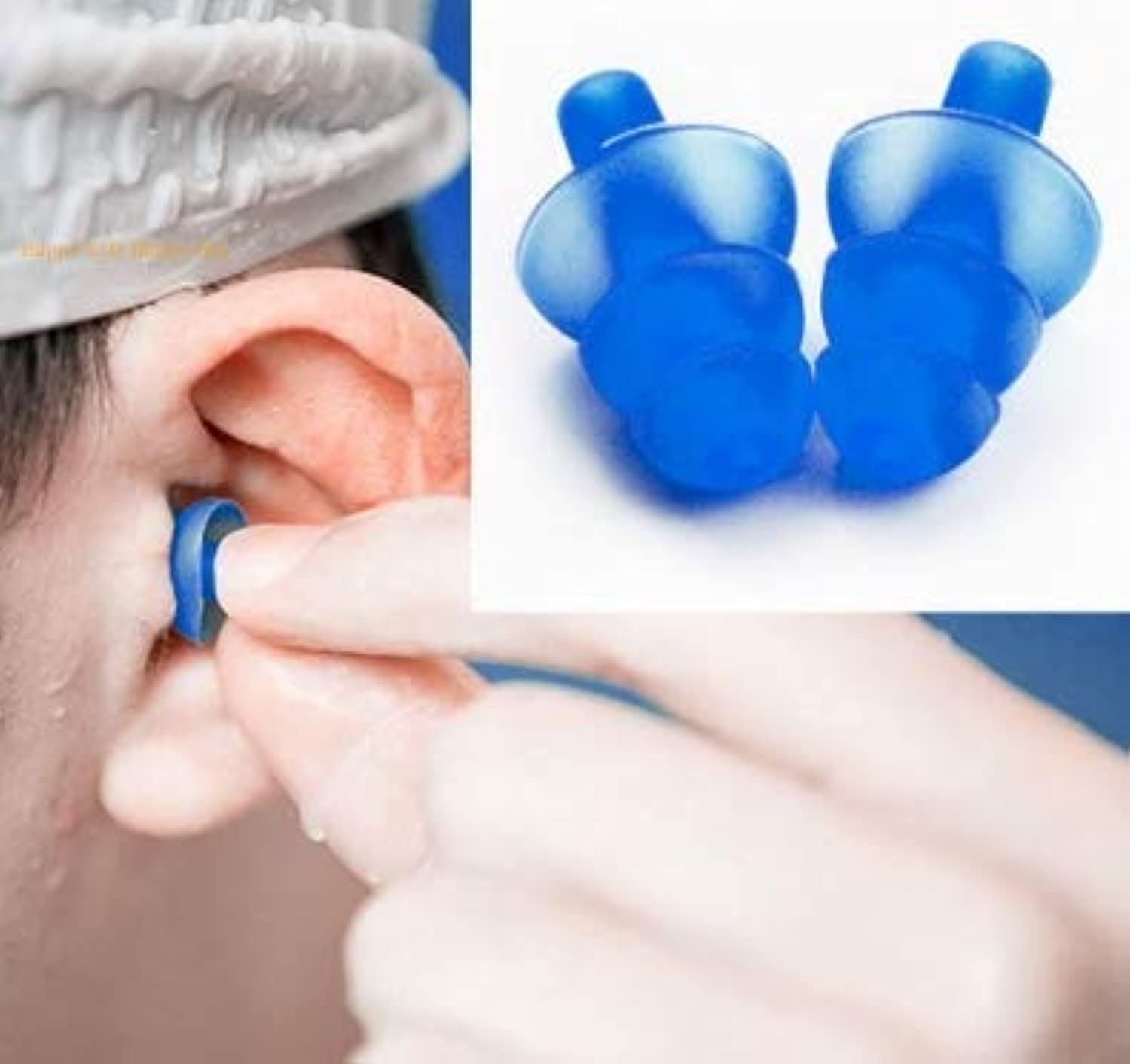 Zhuang Three Layers of earplugs Anti-Noise Sleep Plug, can Reduce The Noise Reusable Silicone Ear Plugs - Waterproof Noise Reduction Earplugs for Sleeping, Swimming, Snoring, Concerts-image-28
