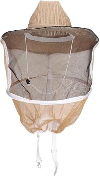 Beekeeping Cowboy Hat, Beekeeping Hat with Veil Bee Veil Hat with Visibility Veil Profional Beekeeper Hat Beekeeping Gear High lengthy Elastic Shoulder Strap
