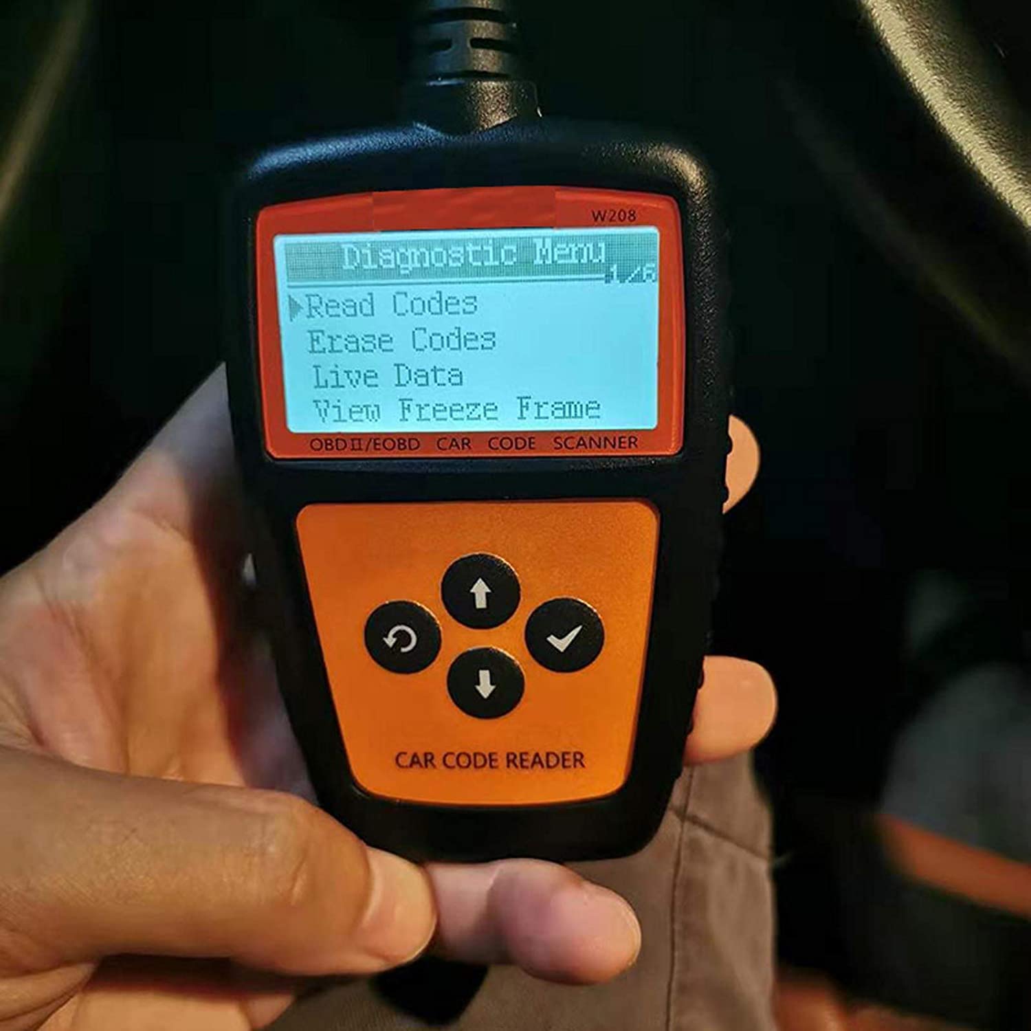 Rilevatore di guasti al Motore del Computer diagnostico dell'automobile Decodificatore di decodifica OBDⅡ W208 Rilevatore di guasti automobilistici