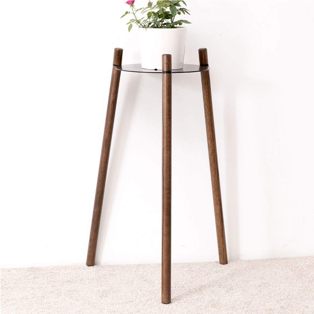 Vaso da fiori in metallo supporto per fiori bonsai Espositore in legno per interni ed esterni, giardino, patio, balcone, camera da letto, bagno, colore: C (colore : B)