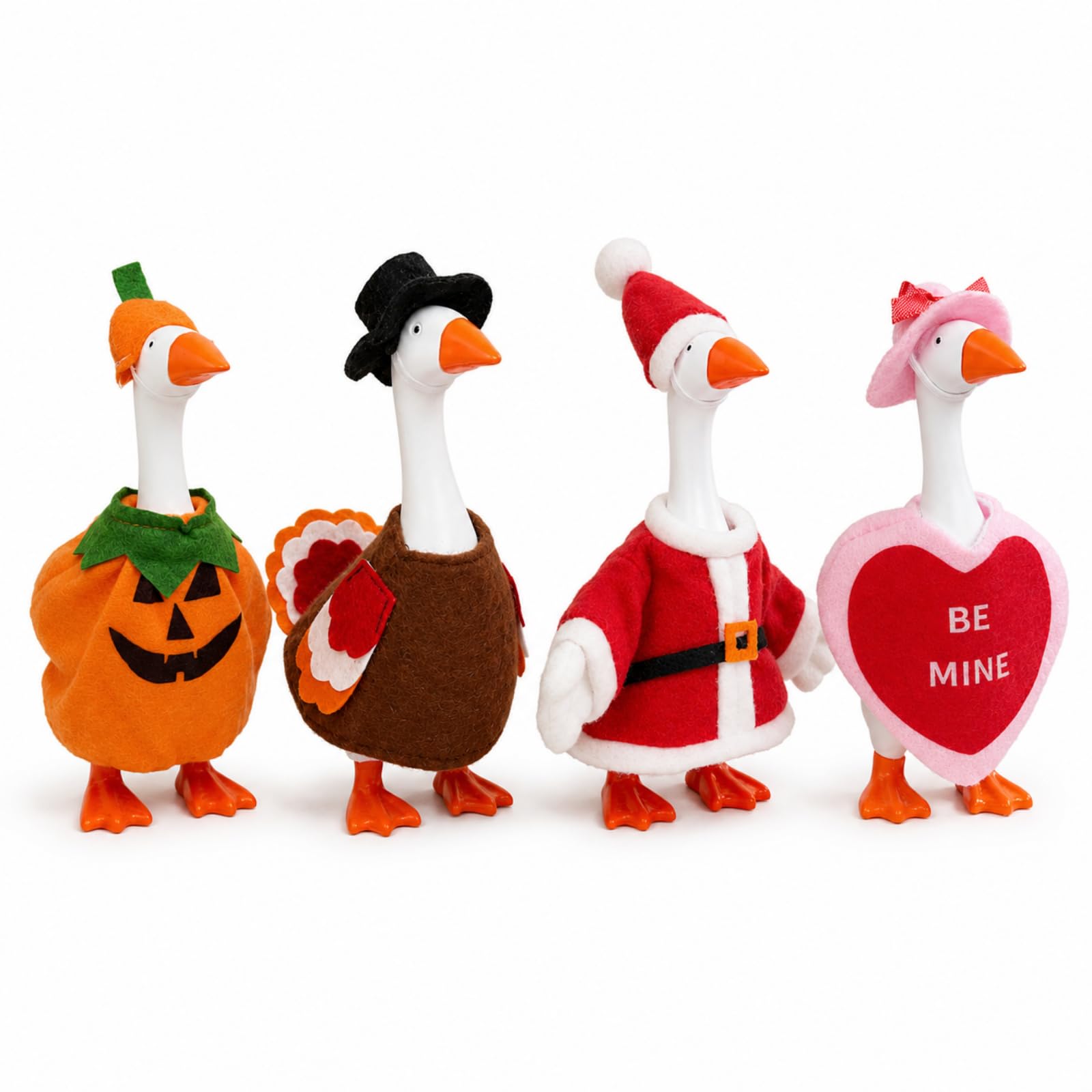 Oikomai Halloween Desk Goose Outfits --4 Pcs