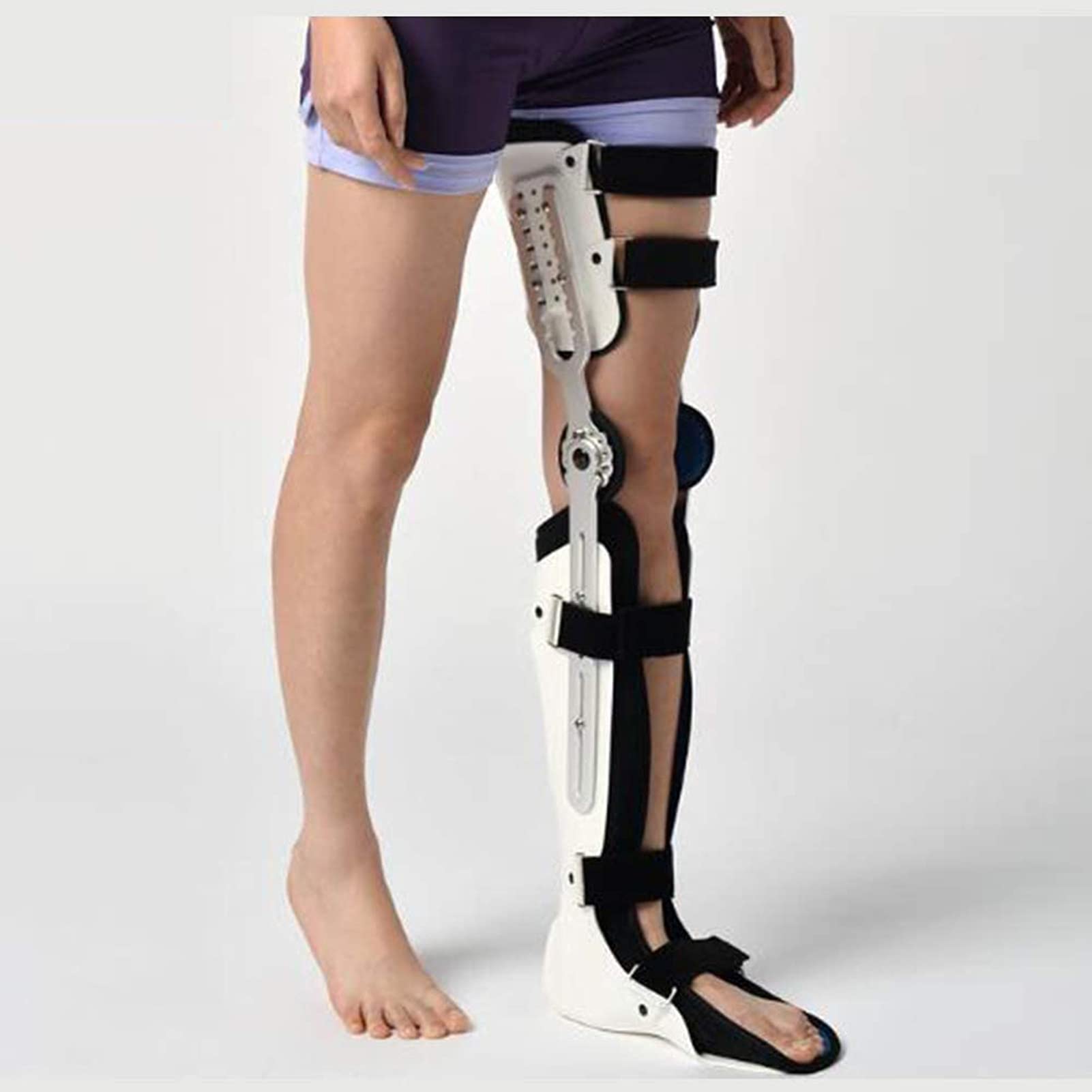 Estabilizador de la articulación del soporte de la órtesis de la rodilla, soporte de la órtesis del pie del tobillo de la rodilla Soporte fijo del pie del tobillo de la articulación de la rodilla de