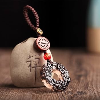 Amazon.co.jp: 黒曜石キーホルダー車のキーリングペンダント