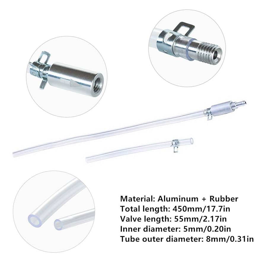 Lenxnmy Brake Bleeder Clutch Bleeding Hose One Way Valve Motorcycle Car Tube Auto Bleeding Tool Kit : Amazon.co.uk: Automotive