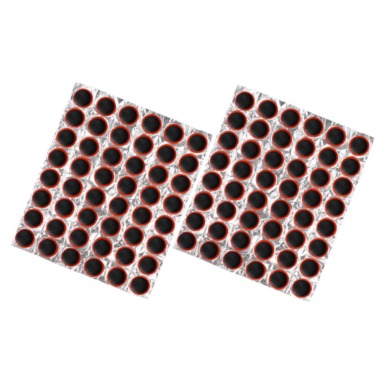 KESYOO 2Pcs Portable Inner Tube Repair Kit Durable Rubber Bicycle Tire Patch for Mountain Bike Maintenance Essential Bike Accessories for