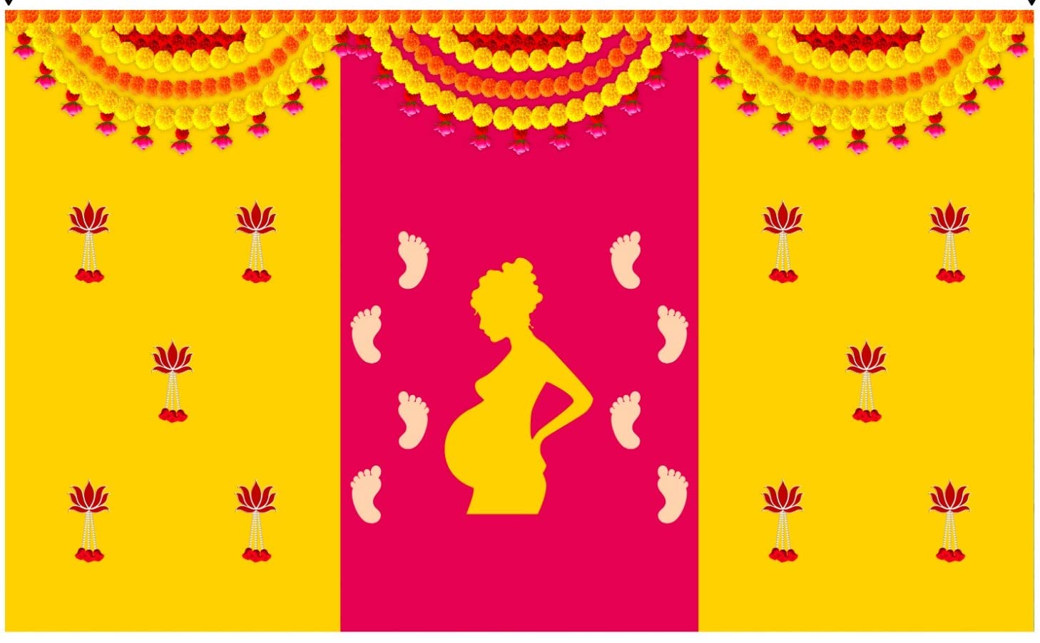 VINAYAKAMART seemantham Decoration Backdrop Traditional,Size 5x8 feet (VINAYAKA 27) Multi (B0BXKQX7RL) Amazon Price History, Amazon Price Tracker