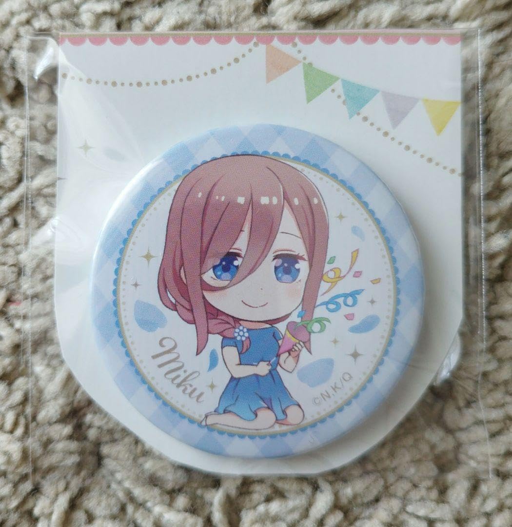 Amazon.co.jp: 五等分の花嫁 ローソン Loppi HMV限定 缶バッジ 三玖 