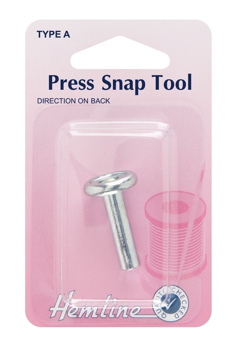 Hemline Snap Fastener Tool – Press Snap Applicator for A Series Snaps