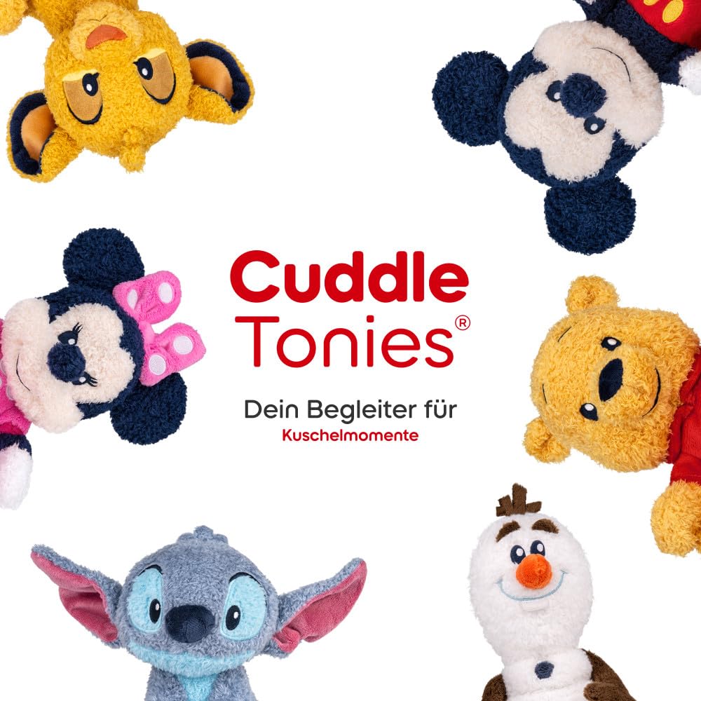 tonies Cuddle Toniebox Disney El Rey León – Cuddle Simba – Peluche con 3 historias para acurrucarse para niños a partir de 3 años, tiempo de juego aprox. 37 minutos