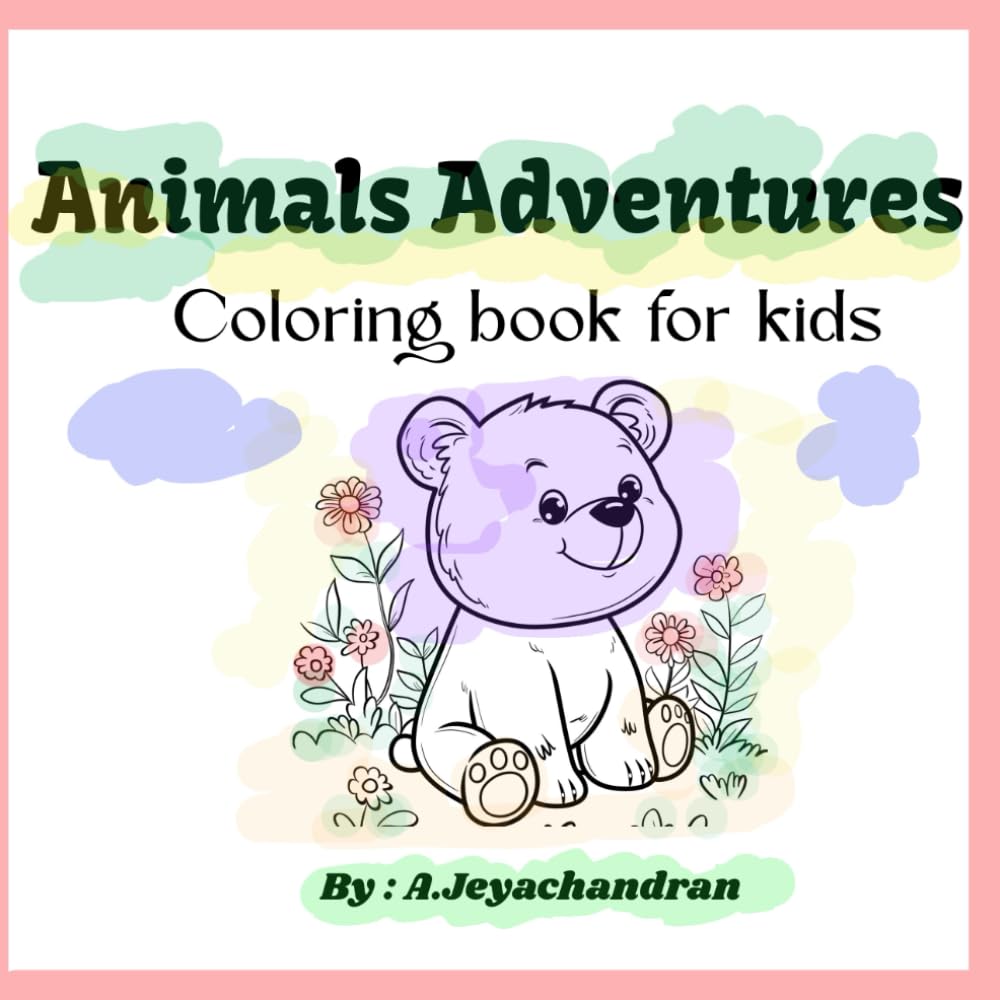 Animal Adventure: A coloring book for kids