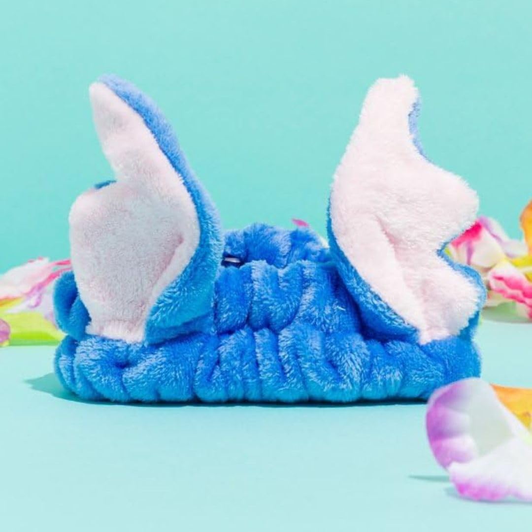 Stitch Make up Spa Headband Disney, Stitch Denim - Image 3