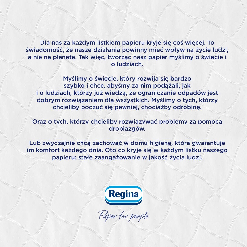 Regina Delicate Aloe Vera Papier Toaletowy, 48 Rolek po 150 Listków, Odświeżający Aloes, 3-Warstwowy, Miękki i Trwały, Wzbogacony Balsamem z Aloesu, Certyfikat FSC, Atest NIZP-PZH