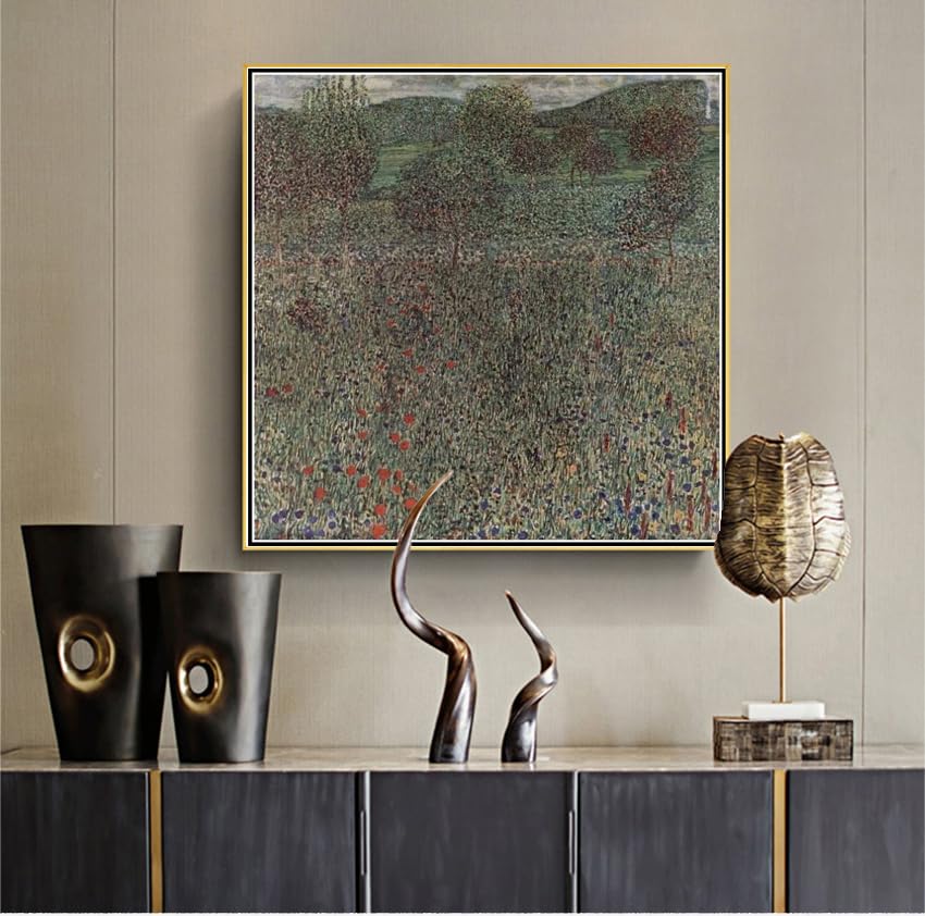 Amazon | 大人のための数字の絵画 グスタフ・クリムトの咲く野の絵