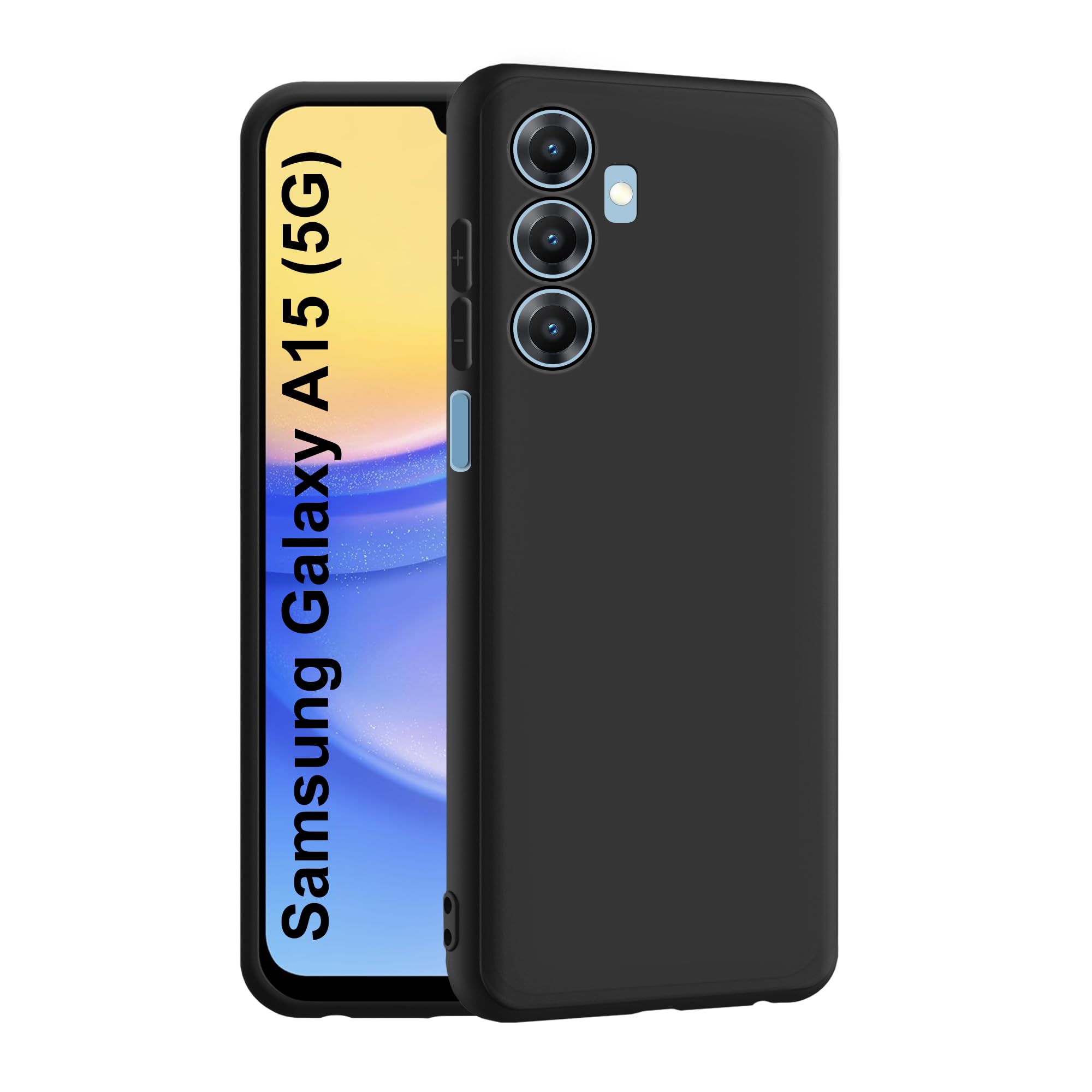 CEDO Samsung Galaxy A15 (5G) Back Cover | Camera Bump Protection & Inner Velvet Fabric Lining | Ultra Slim Matte Soft Rubberised Case Cover (Black) (B0CW1RMXJF) Amazon Price History, Amazon Price Tracker