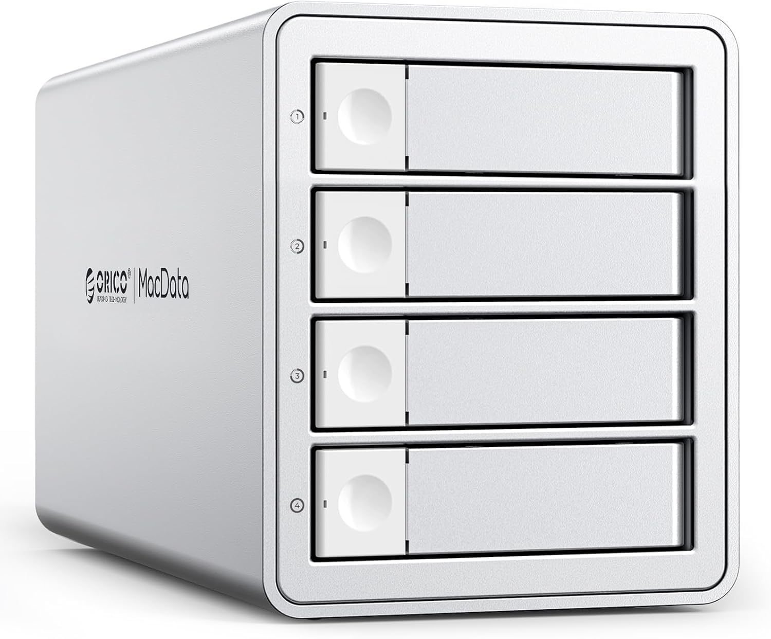 ORICO 4 Bay RAID Alloggiamento Esterno per Dischi Rigidi USB 3.0 per HDD/SSD SATA da 2,5/3,5 Pollici fino a 5 x 22 TB. Supporta RAID 0/1/3/5/10/JBOD/Clone/ClearMode -9948RU3
