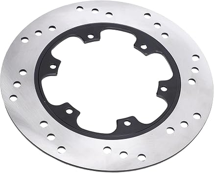 Motorcycle Rear Brake Disc Rotor, 231mm Stainless Steel Brake Rotor Plate with Heat Dissipation Holes for Pulsar N160 Replacement