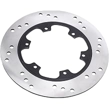 Motorcycle Rear Brake Disc Rotor, 231mm Stainless Steel Brake Rotor Plate with Heat Dissipation Holes for Pulsar N160 Replacement