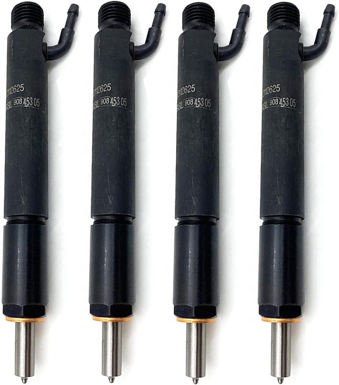 4pcs Fuel Injector 0432191375 02112625 Compatible with Deutz BF4M1012C BF4M1012E Engine