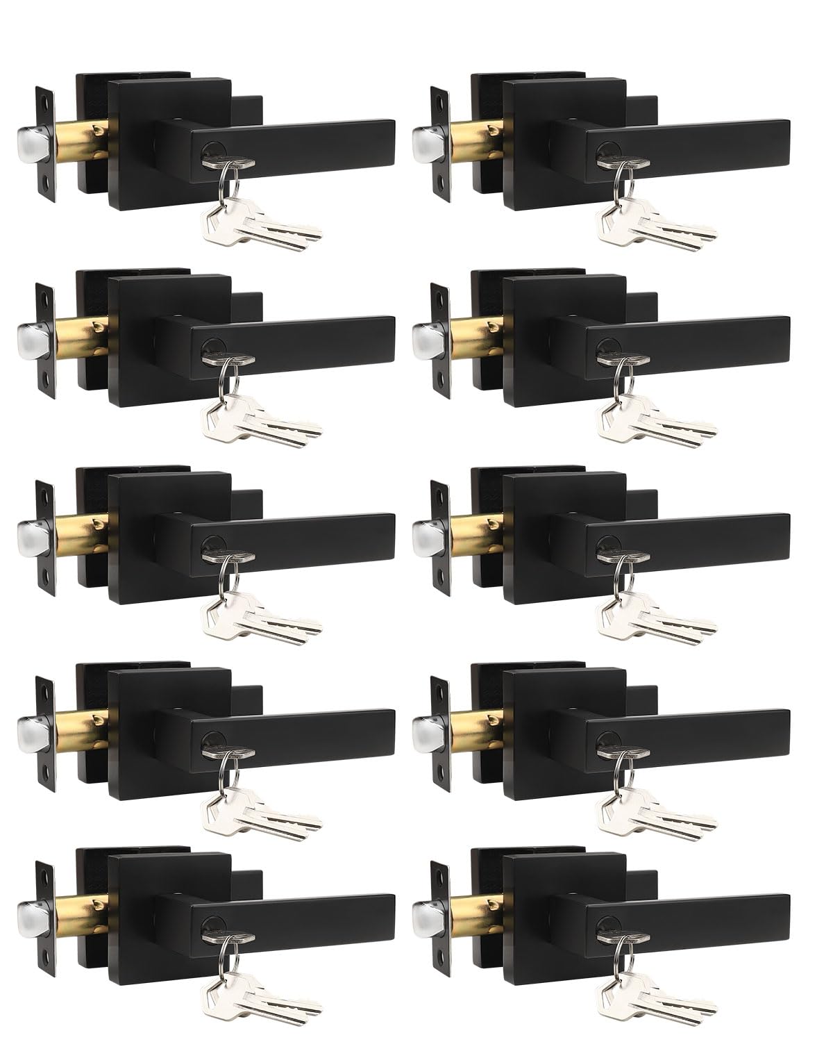 Gold Door Knobs - Privacy & Security -24