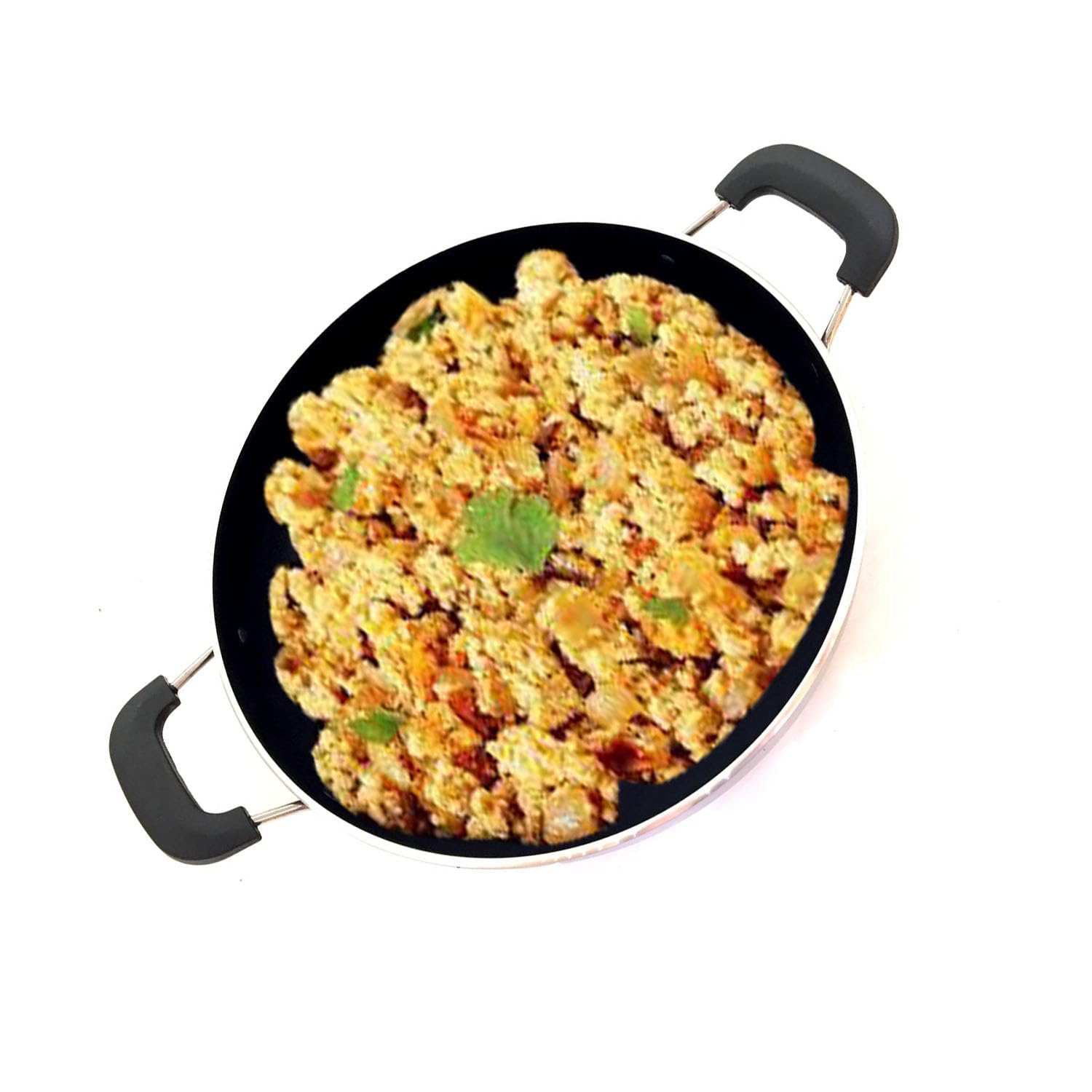 SHRIYA Kadai - Nonstick Frying Pan with Glass Lid -4