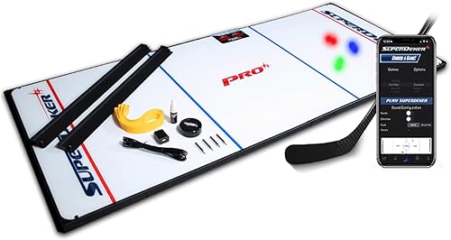 Miniatura 1 de SuperDeker PRO - Sistema avanzado de entrenamiento de hockey sobre hielo  sensación de hielo real, inalámbrico, juego modular de manejo de palillos