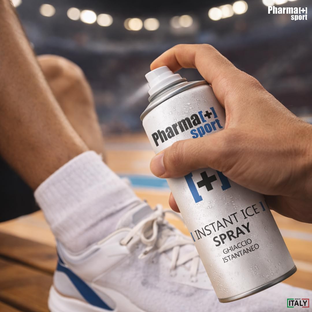 PHARMA+SPORT Ghiaccio Spray Sport - Istantaneo, Effetto Freddo, Dispositivo Medico Classe I, 400ml Confezione da 6 Pezzi