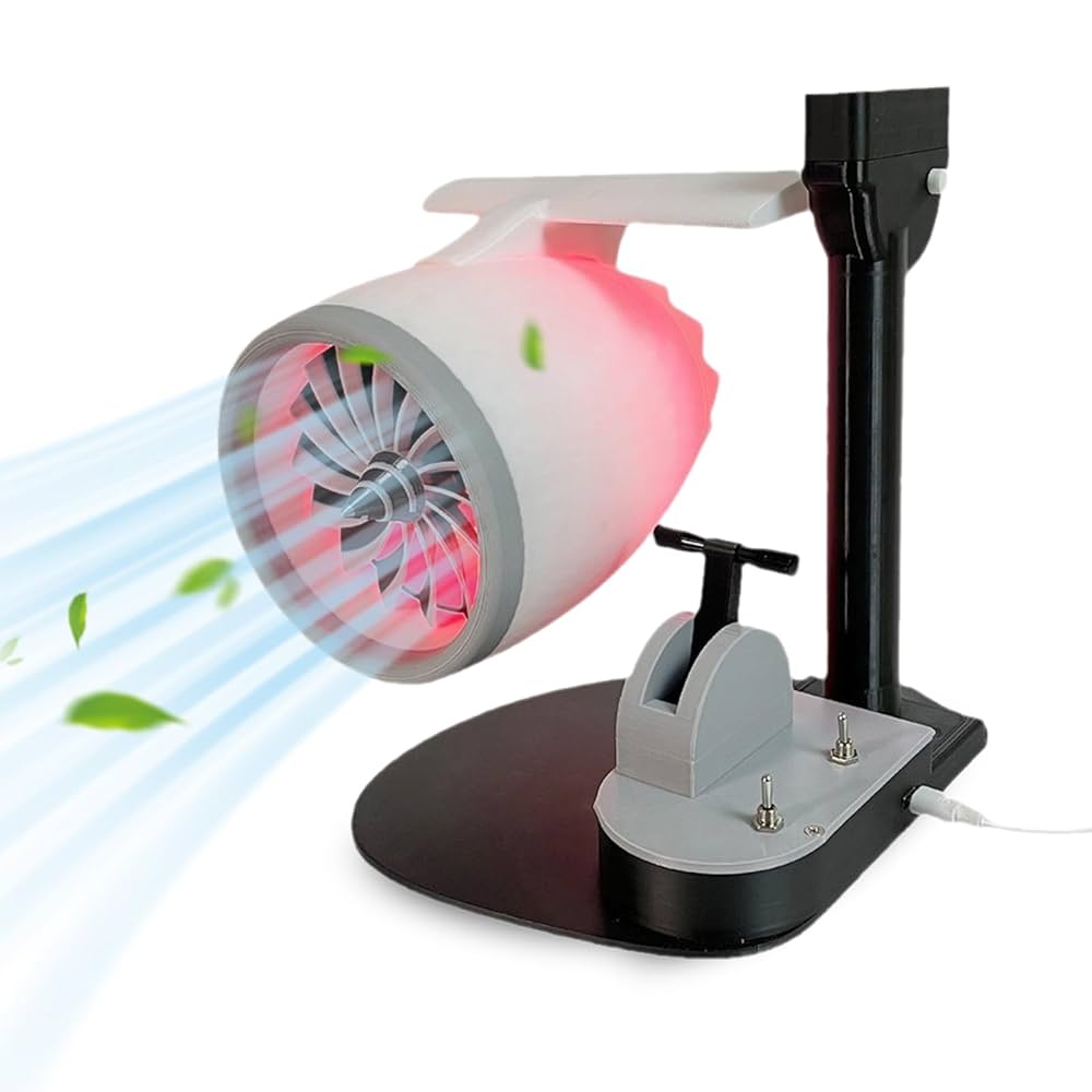 ehozirta Creative Turbo Desktop Fan with Light,Creative